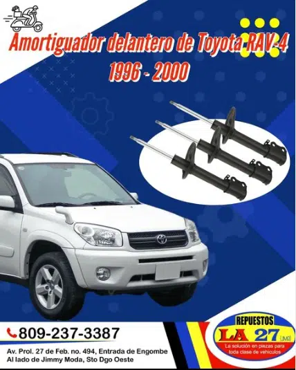 Amortiguadores delanteros de Toyota RAV-4 1996 - 2000 7 Amortiguadores delanteros de Toyota RAV-4 1996 - 2000 | JMA Repuestos La 27