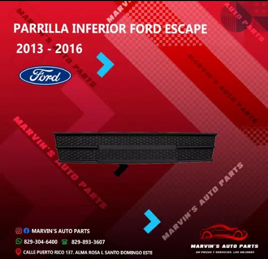 Parrillas Inferiores para tu Ford Escape 2013-2016 | Marvin Auto Parts