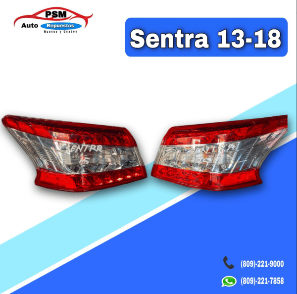 Farol Trasero Nissan Sentra 2013-2018 | PSM Auto Parts