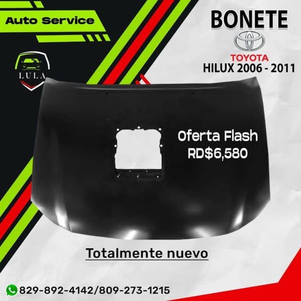 Bonete Toyota Hilux 2006-2011 | LULA Auto Repuestos