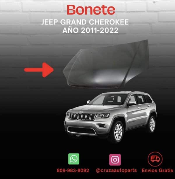 Bonete Jeep Cherokee 2011-2022 | Cruza Auto Parts