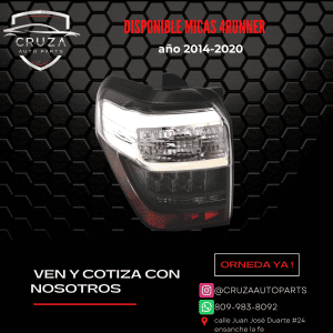 Micas Trasera Toyota 4Runner 2014-2020