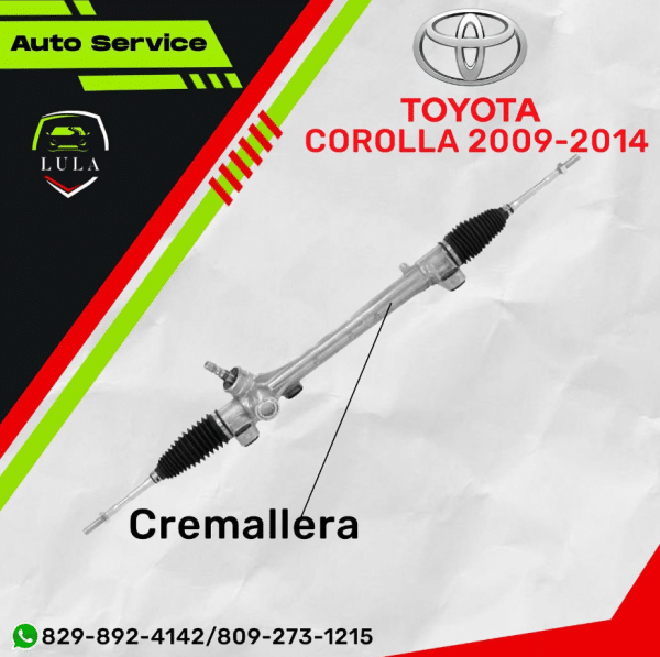 Cremallera Toyota Corolla 2009-2014 | LULA Auto Repuestos