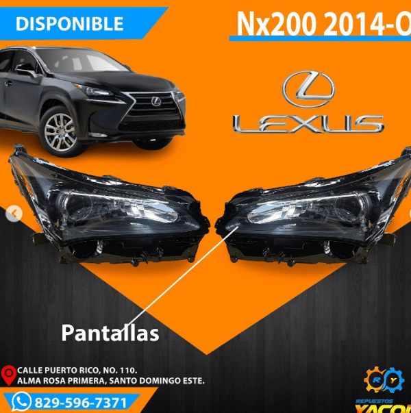Pantalla Lexus NX200 2014-20 | Repuestos Yacol