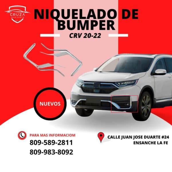 Flear Niquelado de Bumper Honda CR-V 2020-2022 | Cruza Auto Parts