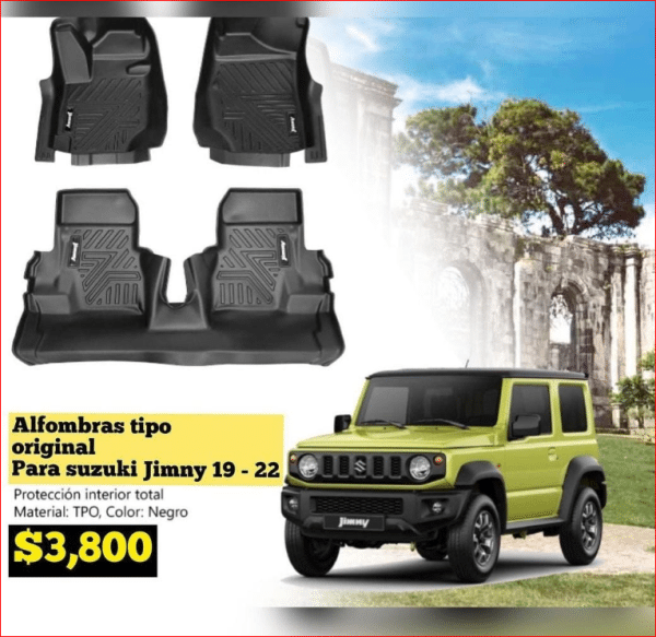 kit Alfombra Suzuki Jimmy 2019-22 | Auto Custom
