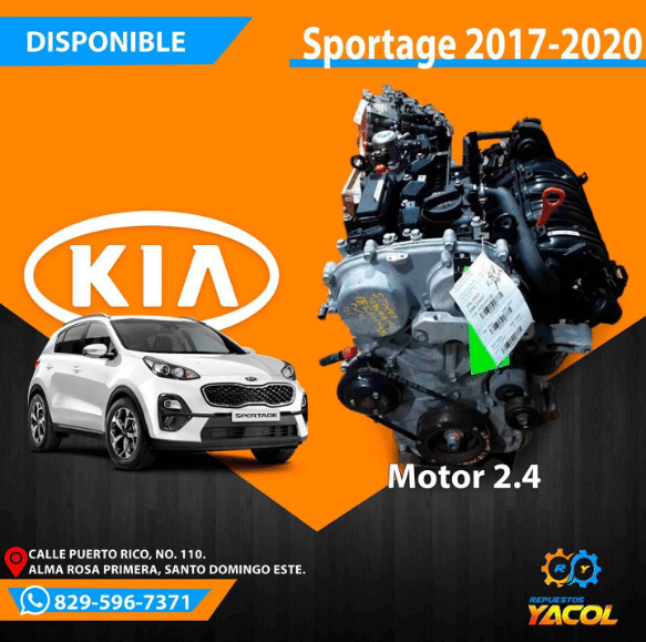 Motor Completo Kia Sportage 2017-2020 | Repuestos Yacol