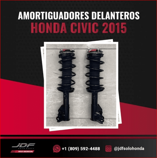 Amortiguadores Delantero Honda Civic 13-2015 | JDF Auto Parts