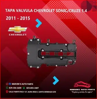 Tapa Válvula Chevrolet Sonic/Cruze 1.4 2011-2015 | Marvin Auto Parts