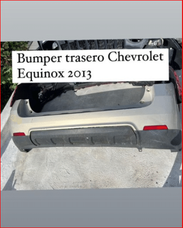 Bumper Trasero Chevrolet Equinox 2004-2017 | Estilo Auto Parts