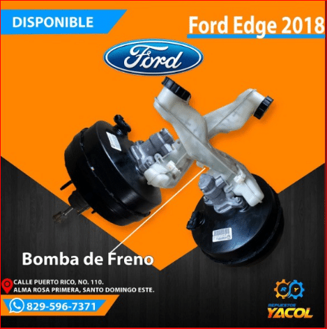 Bomba De Freno Ford Edge 2015-2019 | Repuestos Yacol