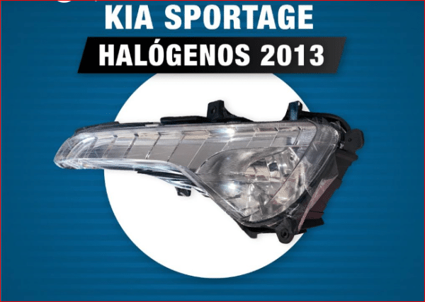 Halógenos Kia Sportage 2010-2015 | JDF Auto Parts