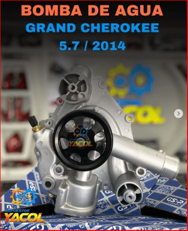 Bomba De Agua Jeep Grand Cherokee 2012-2021 | Repuestos Yacol