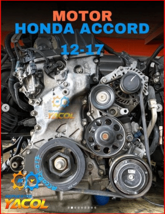 Motor Honda Accord 2012-2017 | Repuestos Yacol