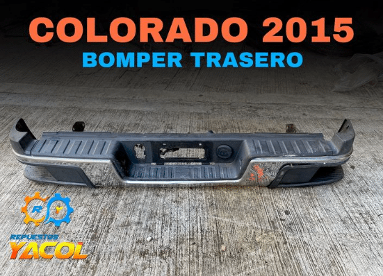Bumper Trasero Chevrolet Colorado 2012-2022 | Repuestos Yacol