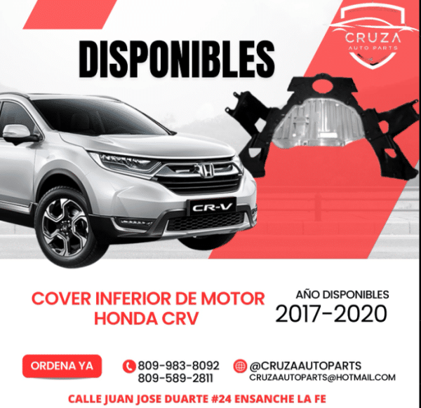 Cover Inferior De Motor Honda CR-V 2017-2020 | Cruza Auto Parts