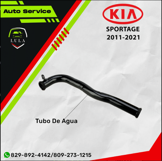 Tubo De Agua Kia Sportage 2011-2021 | LULA Auto Repuestos