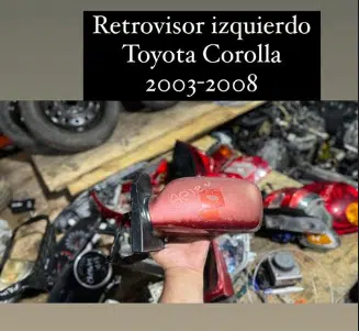 Retrovisor Izquierdo Toyota Corolla 2003-2008 4 Retrovisor Izquierdo Toyota Corolla 2003-2008 | Charlotte Auto Parts